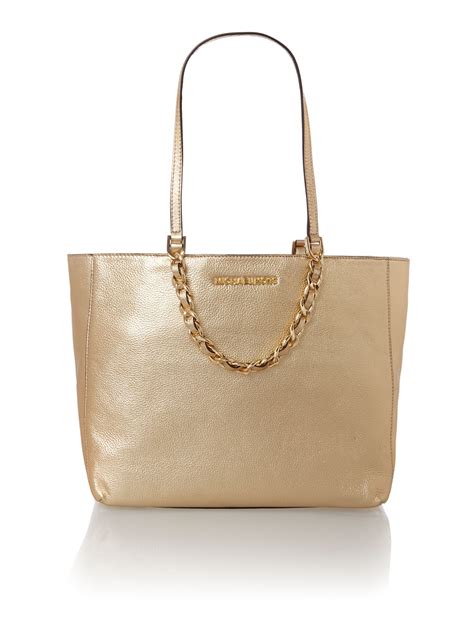 Metallic Gold Tote Bag 